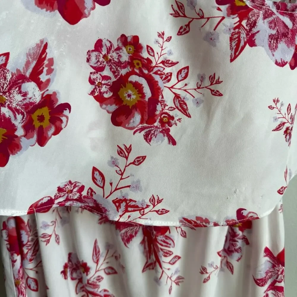 Tularosa Santorini Floral Fuchsia Bloom Maxi Dress - Picture 4 of 13